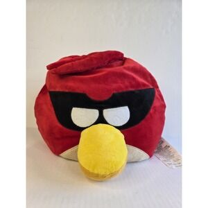 Rovio Entertainment Angry Bird Microbead Plush Red Bird Stuffed Pillow 12"